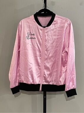 Grease Pink Ladies Zip Up Jacket Halloween Costume